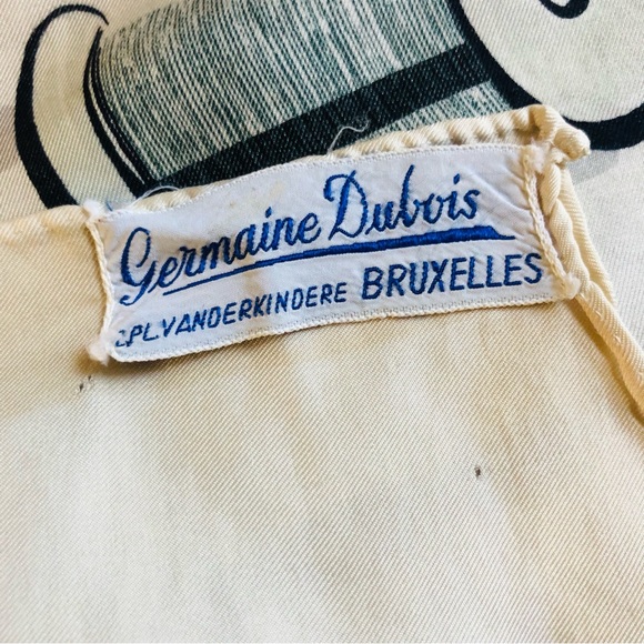 Vintage Numbered Silk Scarf - Picture 3 of 11